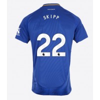 Leicester City Oliver Skipp #22 Domaci Dres 2024-25 Kratak Rukav